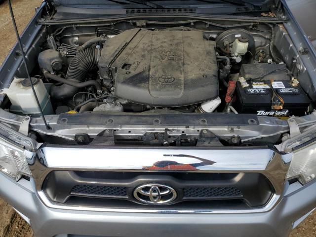 5TFJU4GN3FX087748 - 2015 TOYOTA TACOMA DOUBLE CAB PRERUNNER GRAY photo 11
