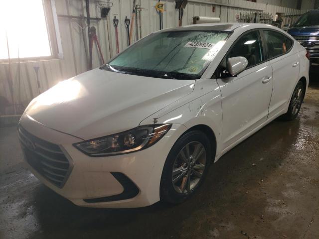 5NPD84LF1HH158279 - 2017 HYUNDAI ELANTRA SE WHITE photo 1