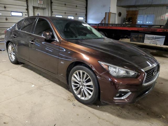 JN1EV7AP4JM355990 - 2018 INFINITI Q50 LUXE BROWN photo 4