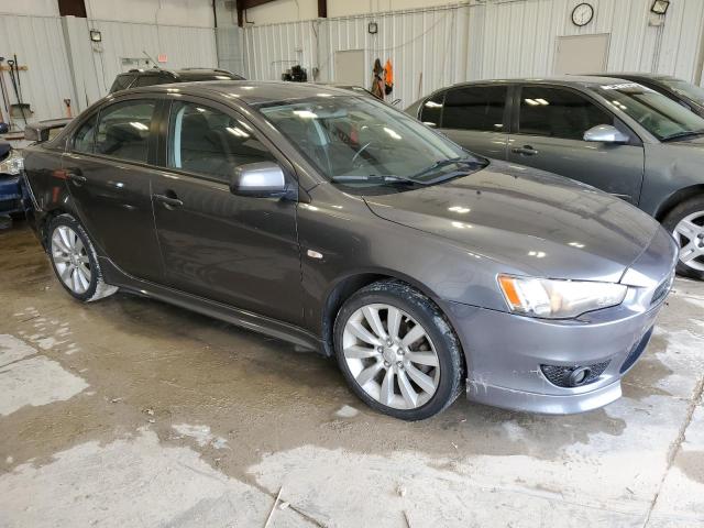 JA3AU86U38U003740 - 2008 MITSUBISHI LANCER GTS GRAY photo 4