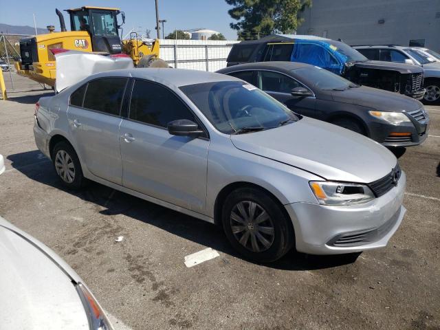 3VW2K7AJ3CM377309 - 2012 VOLKSWAGEN JETTA BASE SILVER photo 4