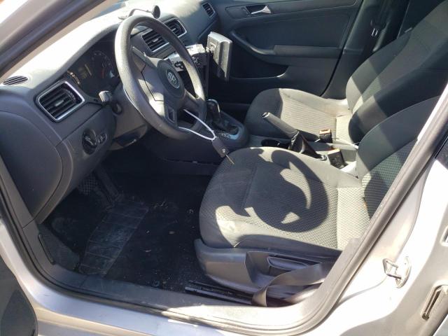 3VW2K7AJ3CM377309 - 2012 VOLKSWAGEN JETTA BASE SILVER photo 7