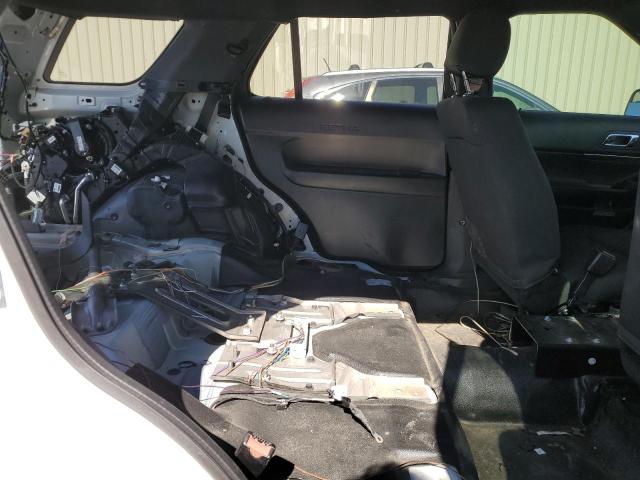 1FM5K8AT6KGA12361 - 2019 FORD EXPLORER POLICE INTERCEPTOR თეთრი ფოტო 10