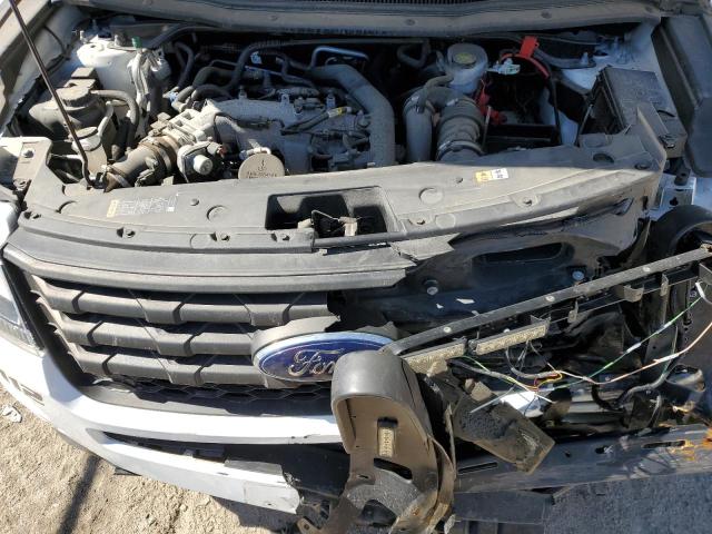 1FM5K8AT6KGA12361 - 2019 FORD EXPLORER POLICE INTERCEPTOR თეთრი ფოტო 11