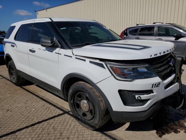 1FM5K8AT6KGA12361 - 2019 FORD EXPLORER POLICE INTERCEPTOR თეთრი ფოტო 4