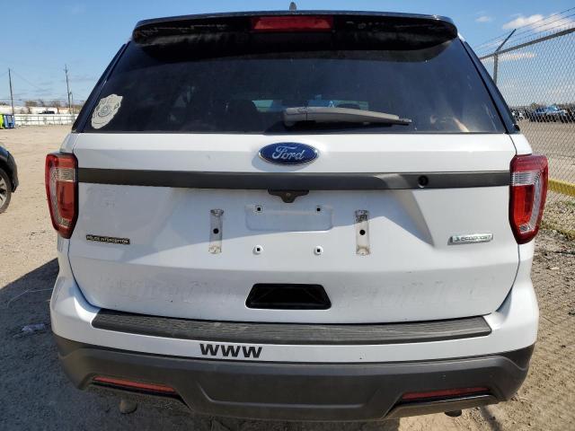 1FM5K8AT6KGA12361 - 2019 FORD EXPLORER POLICE INTERCEPTOR თეთრი ფოტო 6