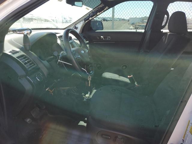 1FM5K8AT6KGA12361 - 2019 FORD EXPLORER POLICE INTERCEPTOR თეთრი ფოტო 7