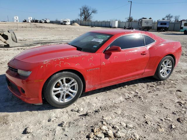 2G1FB1E34E9230322 - 2014 CHEVROLET CAMARO LT RED photo 1