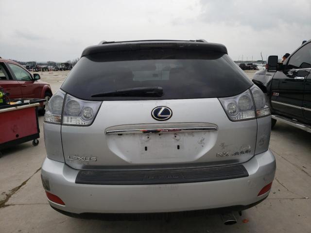 JTJGW31U482851246 - 2008 LEXUS RX 400H SILVER photo 6