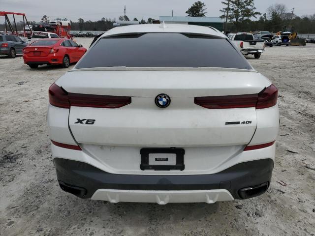 5UXCY4C09L9C93715 - 2020 BMW X6 SDRIVE 40I WHITE photo 6