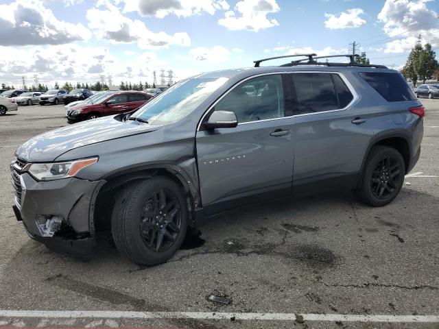 1GNERGKW6MJ134279 - 2021 CHEVROLET TRAVERSE LT GRAY photo 1