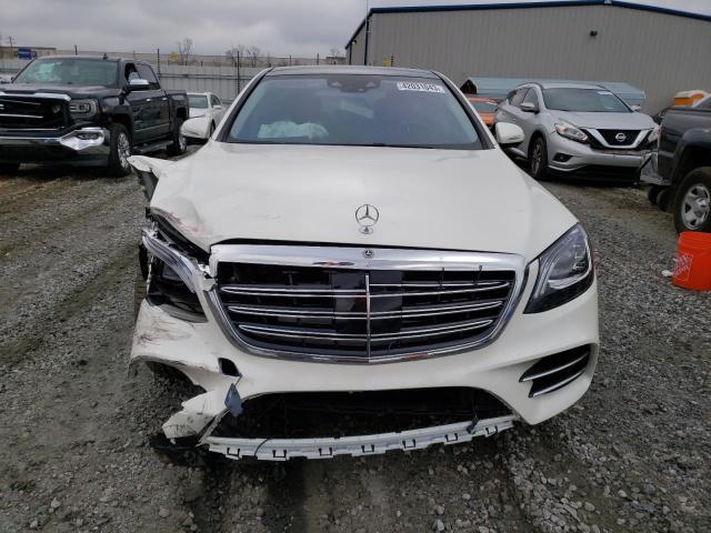 WDDUG8DB5KA425224 - 2019 MERCEDES-BENZ S 560 WHITE photo 5