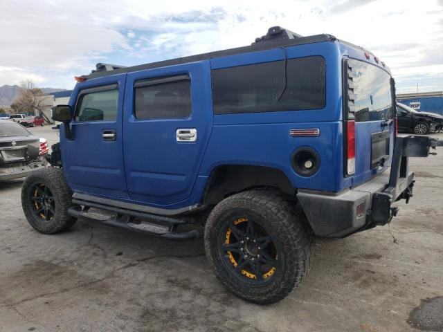 5GRGN23U86H111950 - 2006 HUMMER H2 BLUE photo 2