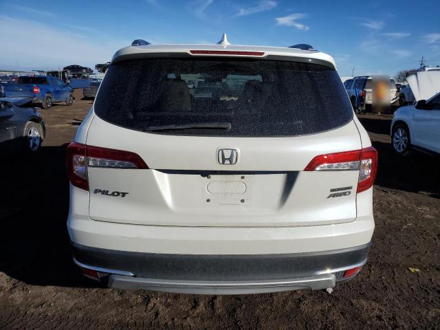 5FNYF6H90KB044818 - 2019 HONDA PILOT TOURING WHITE photo 6