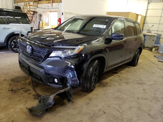 5FNYF8H52KB003308 - 2019 HONDA PASSPORT EXL BLACK photo 1