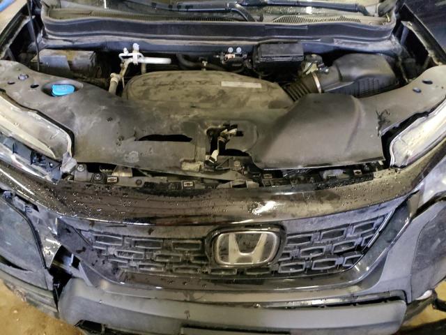 5FNYF8H52KB003308 - 2019 HONDA PASSPORT EXL BLACK photo 11