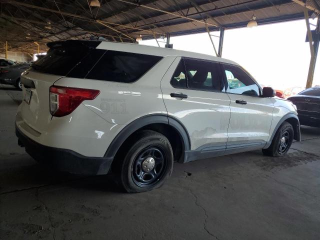 1FM5K8ABXMGA42425 - 2021 FORD EXPLORER POLICE INTERCEPTOR WHITE photo 3