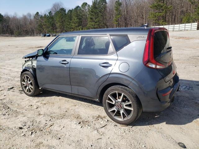 KNDJ63AU2M7790386 - 2021 KIA SOUL GT LINE GRAY photo 2