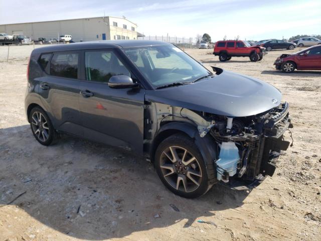 KNDJ63AU2M7790386 - 2021 KIA SOUL GT LINE GRAY photo 4