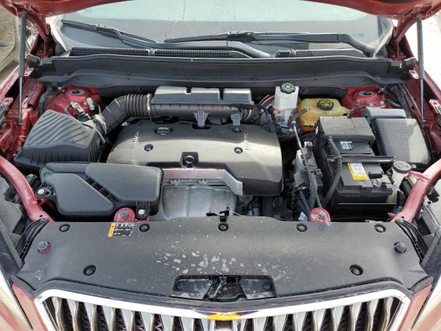 LRBFXBSAXHD178816 - 2017 BUICK ENVISION ESSENCE Բորդո լուսանկար 12