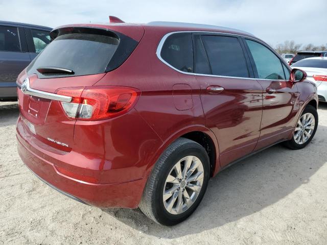 LRBFXBSAXHD178816 - 2017 BUICK ENVISION ESSENCE BURGUNDY photo 3