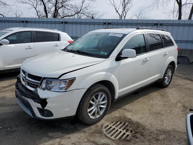 3C4PDCBGXJT158168 - 2018 DODGE JOURNEY SXT WHITE photo 1