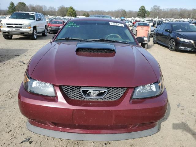 1FAFP42X54F111319 - 2004 FORD MUSTANG GT RED photo 5