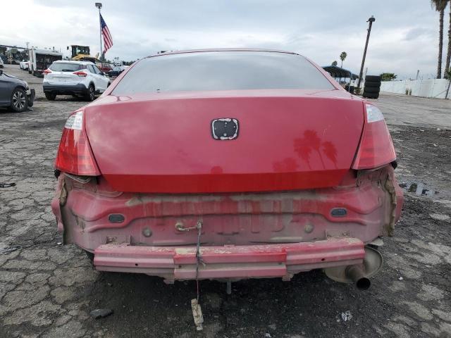 1HGCS12798A012033 - 2008 HONDA ACCORD EX RED photo 6