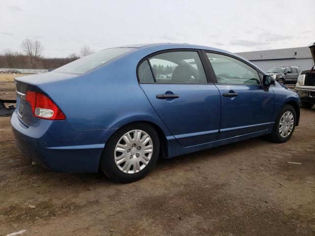 19XFA1F37BE022683 - 2011 HONDA CIVIC VP BLUE photo 3