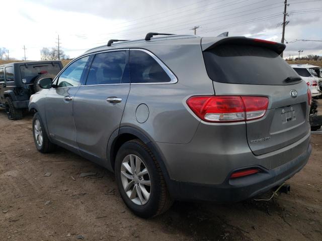 5XYPGDA5XJG371965 - 2018 KIA SORENTO LX GRAY photo 2