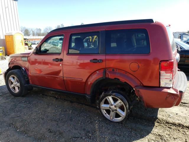 1D8GT58K07W589181 - 2007 DODGE NITRO SLT RED photo 2