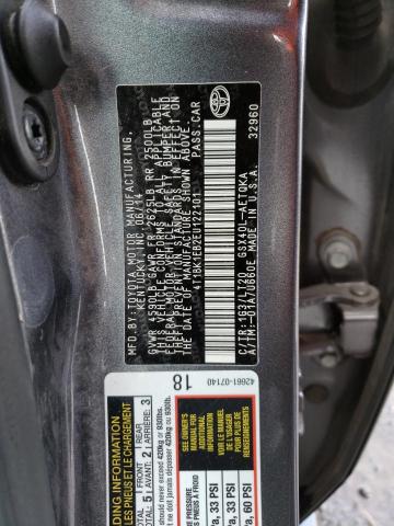 4T1BK1EB2EU122101 - 2014 TOYOTA AVALON BASE 灰色 照片 12