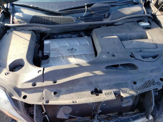 2T2BK1BA6BC090287 - 2011 LEXUS RX 350 GRAY photo 12