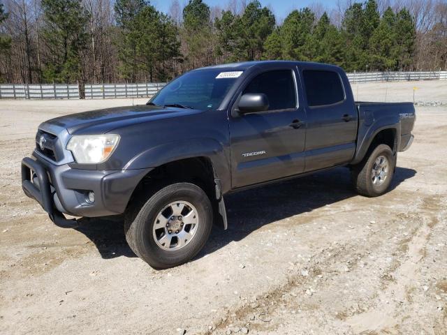 3TMJU4GN4EM157553 - 2014 TOYOTA TACOMA DOUBLE CAB PRERUNNER GRAY photo 1