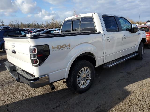 1FTFW1ET4BFB58133 - 2011 FORD F150 SUPERCREW WHITE photo 3