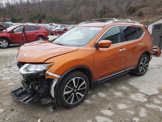 5N1AT2MV1KC803314 - 2019 NISSAN ROGUE S ORANGE photo 1