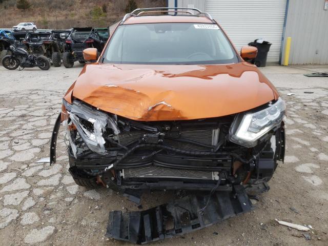 5N1AT2MV1KC803314 - 2019 NISSAN ROGUE S ORANGE photo 5