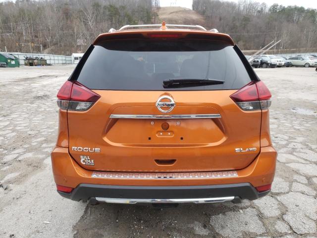 5N1AT2MV1KC803314 - 2019 NISSAN ROGUE S ORANGE photo 6