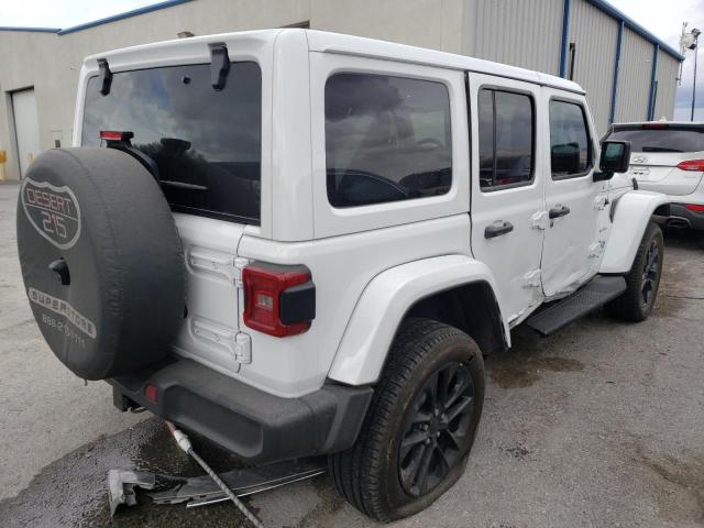 1C4JJXP66NW228593 - 2022 JEEP WRANGLER U SAHARA 4XE WHITE photo 3