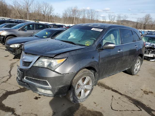 2HNYD2H66BH542188 - 2011 ACURA MDX TECHNOLOGY GRAY photo 1