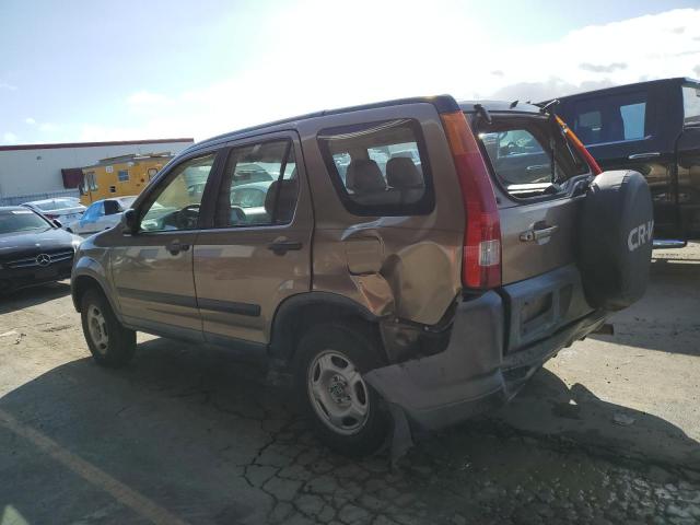 JHLRD68422C022740 - 2002 HONDA CR-V LX GOLD photo 2