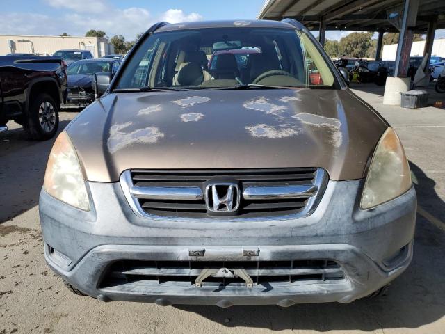 JHLRD68422C022740 - 2002 HONDA CR-V LX GOLD photo 5