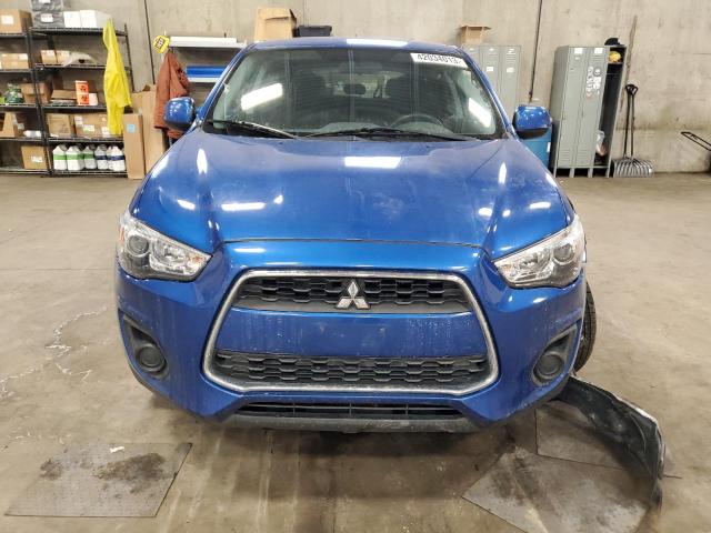 4A4AR3AU6FE036289 - 2015 MITSUBISHI OUTLANDER ES BLUE photo 5