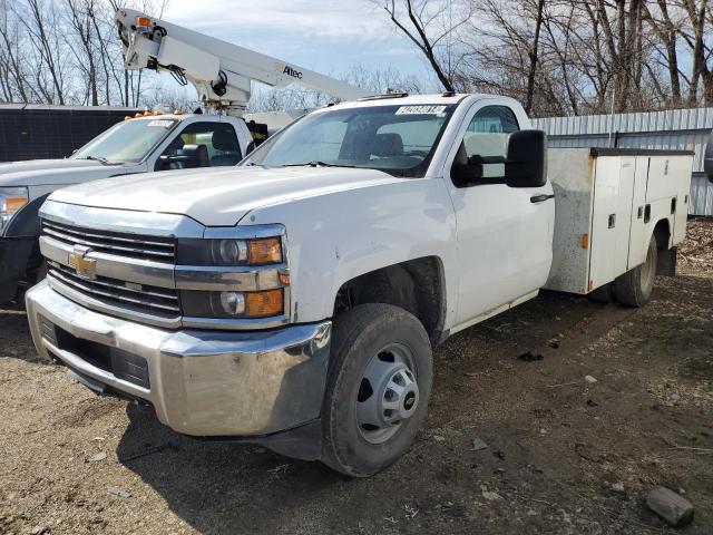 1GB3CYCG1FF557179 - 2015 CHEVROLET SILVERADO C3500 WHITE photo 1