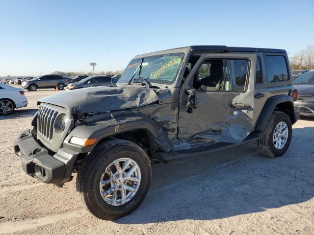 1C4HJXDG2PW660127 - 2023 JEEP WRANGLER SPORT SILVER photo 1