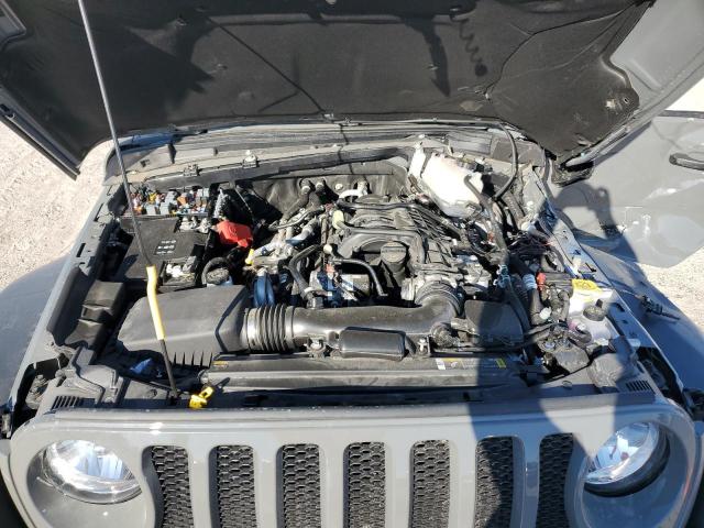 1C4HJXDG2PW660127 - 2023 JEEP WRANGLER SPORT SILVER photo 11