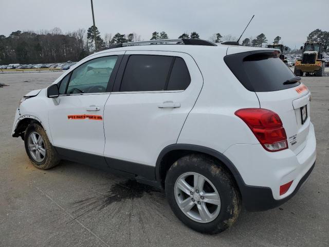 3GNCJLSB2LL226372 - 2020 CHEVROLET TRAX 1LT WHITE photo 2