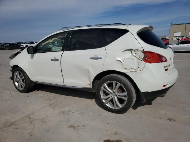 JN8AZ18W39W159943 - 2009 NISSAN MURANO S WHITE photo 2