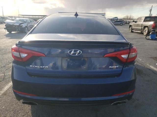 5NPE34AF1GH408673 - 2016 HYUNDAI SONATA SPORT BLUE photo 6