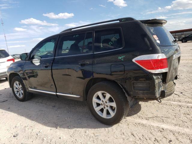 5TDZK3EH0DS125844 - 2013 TOYOTA HIGHLANDER BASE Қара фото 2